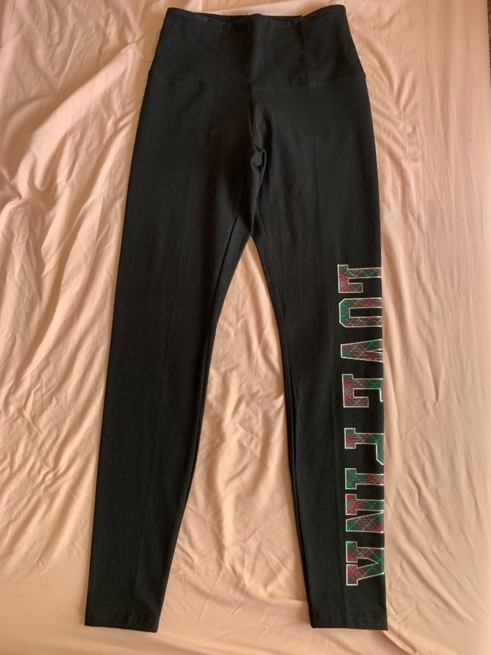 New! Victoria’s Secret PINK Active Cotton High Waisted Full Length Leggings